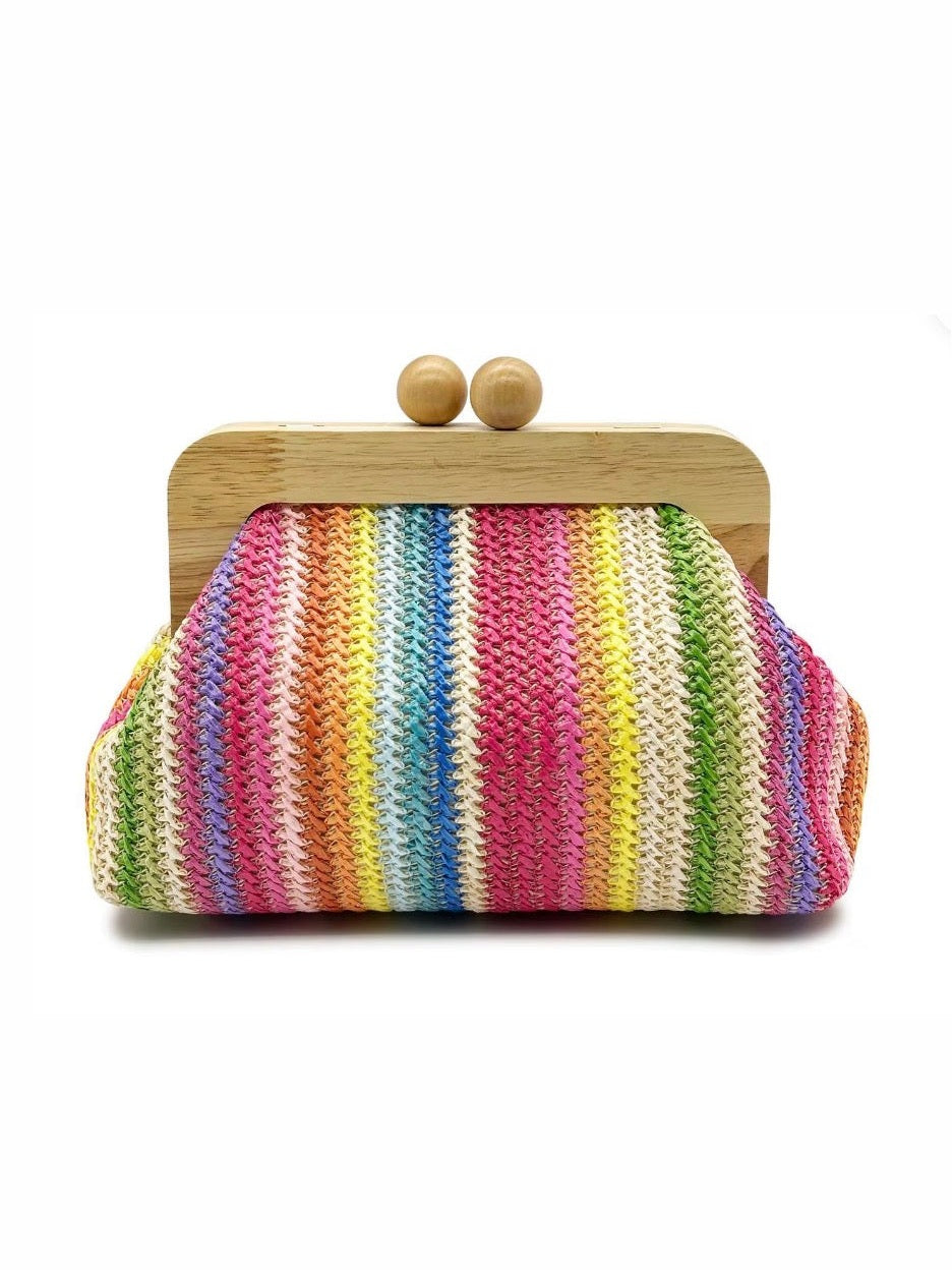 Woven Clutch - Multi Color