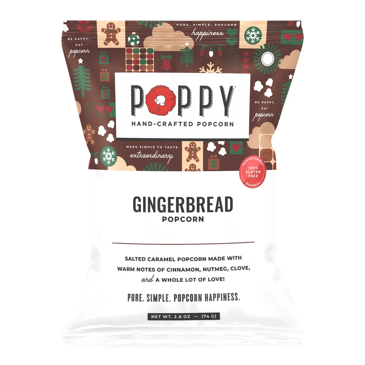 Christmas Poppy - Snack Bag