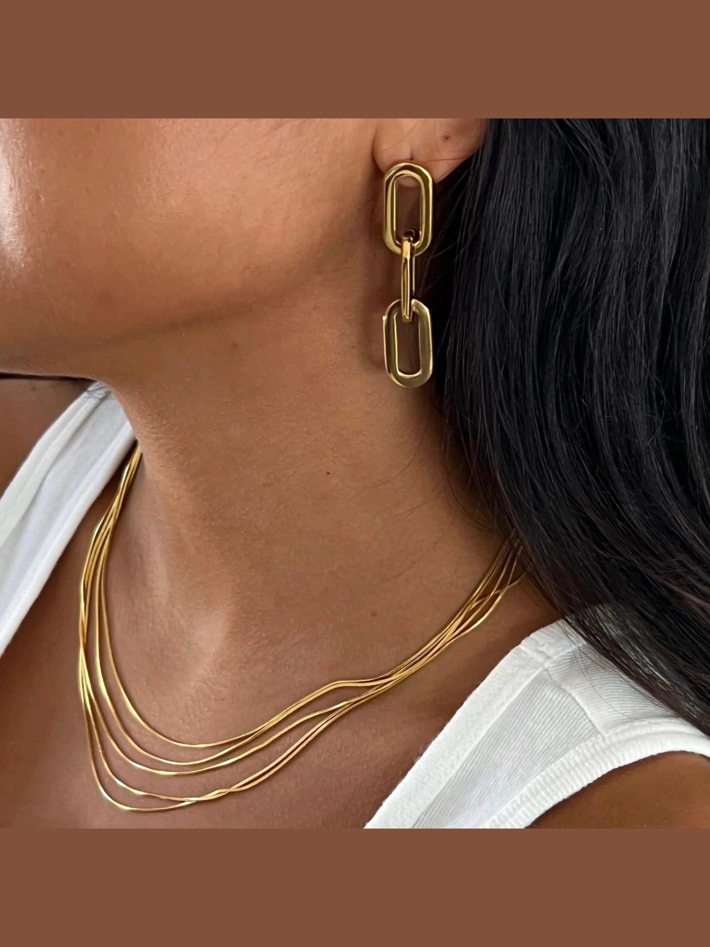 Justine Layered Chain Necklace