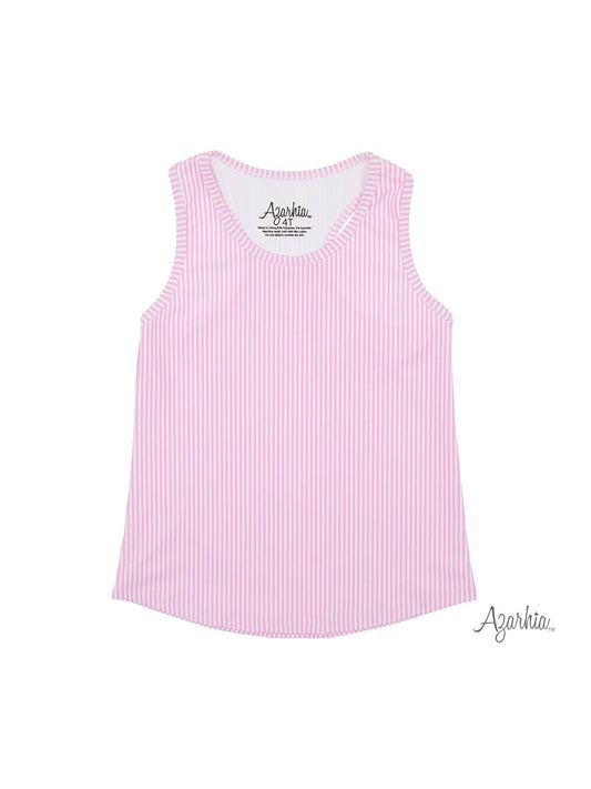 Pink Striped Tank
