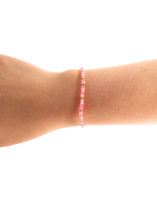 Hot Pink Sprinkle Bracelet
