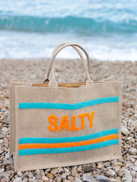 "SALTY" BEACH BAG