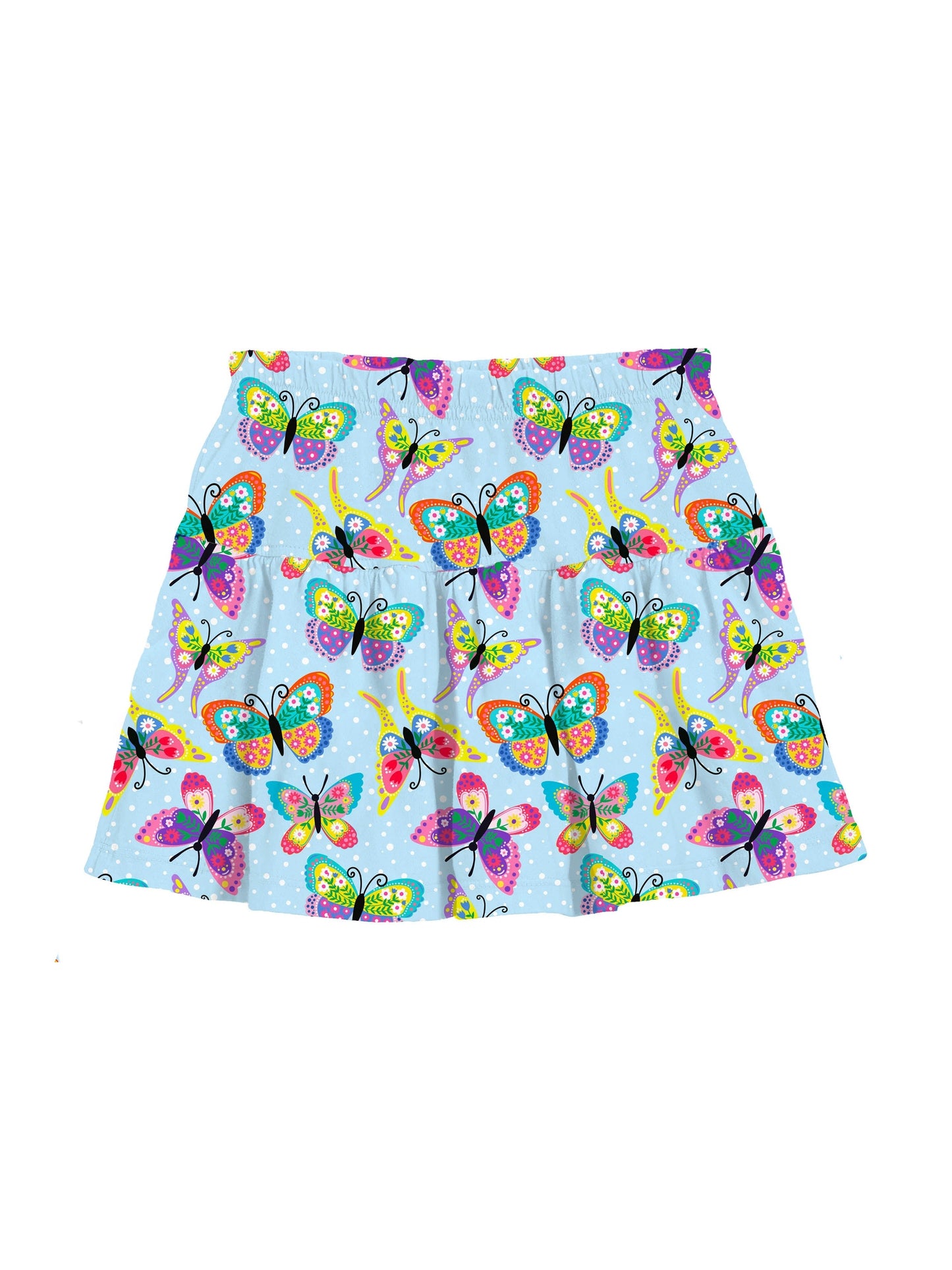 Butterfly Print Skort