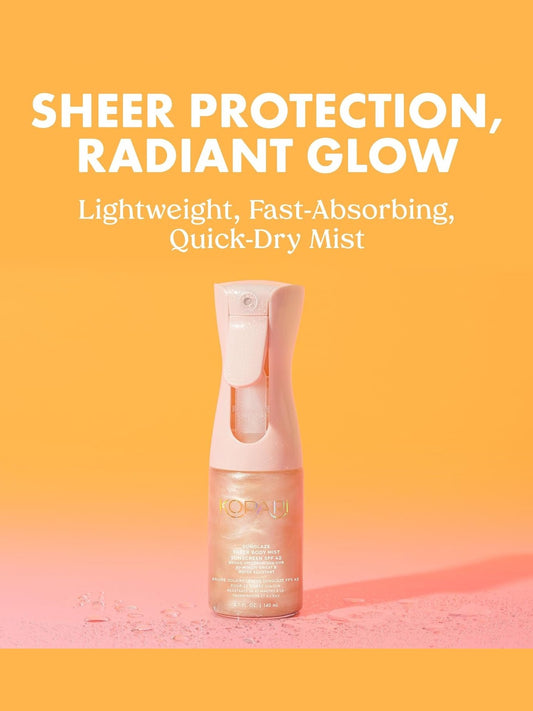 Kopari Rose Gold Sunglaze Sheer Body Mist Sunscreen SPF 42