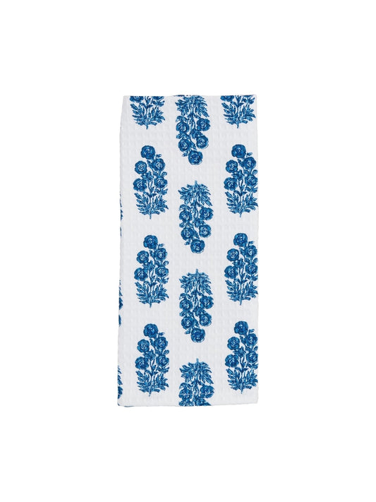 Blue Block Towel