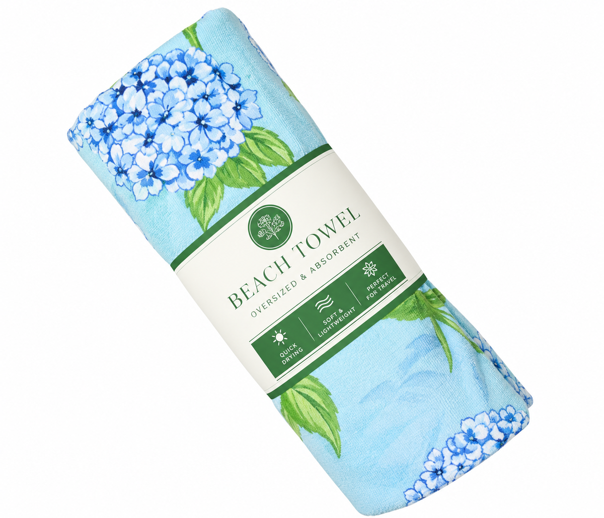 Hydrangea Trellis Giant Beach Towel 40x70