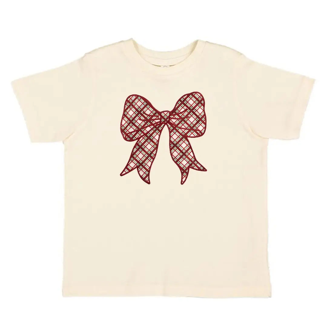 Christmas Bow Patch T-Shirt