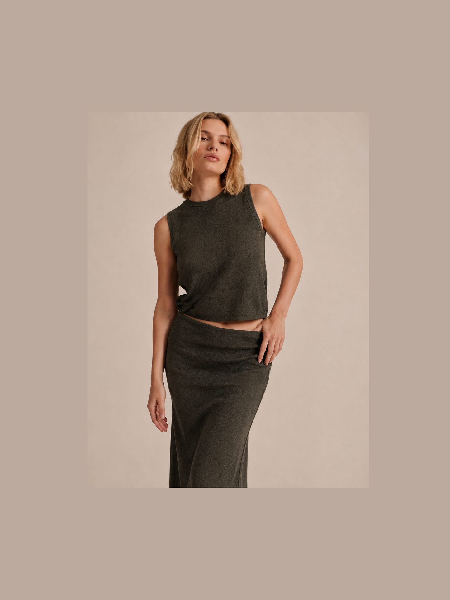Blair Sleeveless Top - Troops