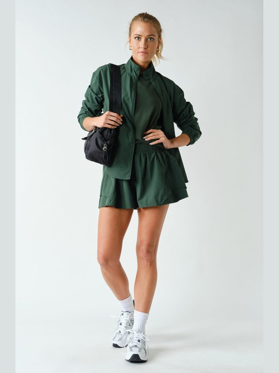Curve Cinch Peplum Jacket - Sycamore