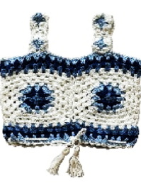Azul Crochet Top