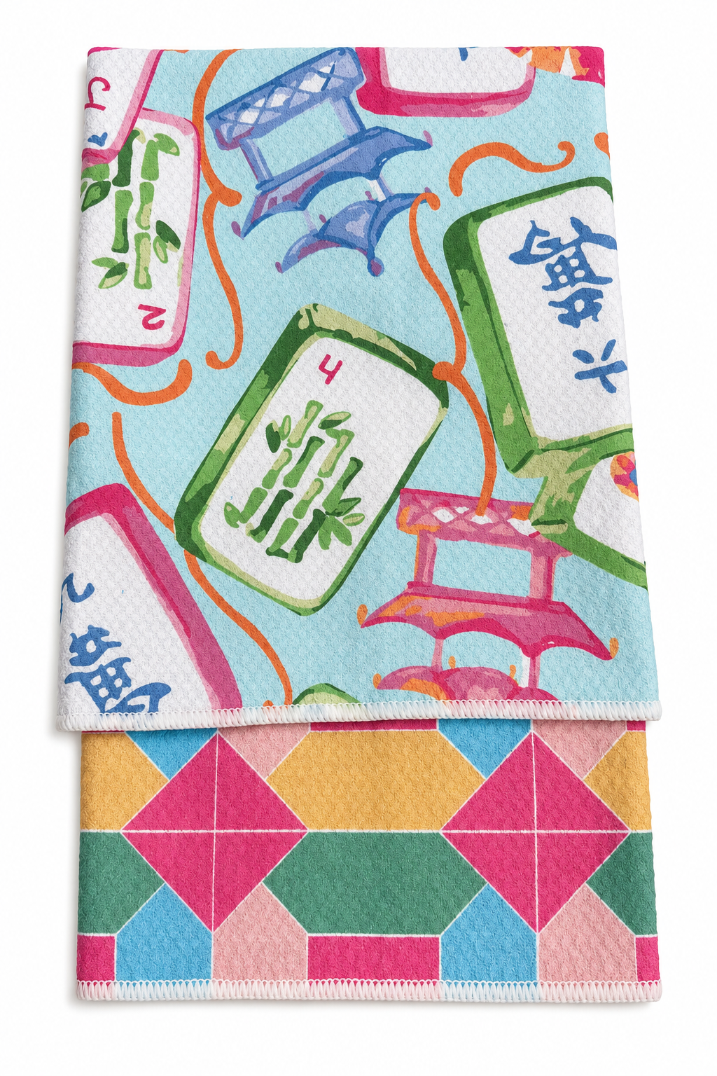 Mahjong Kitchen Towel Multi