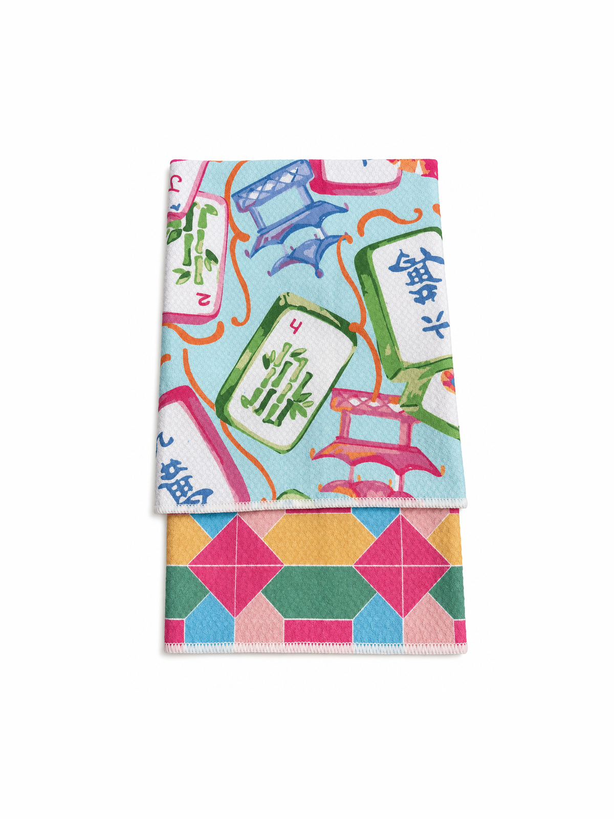 Mahjong Kitchen Towel Multi