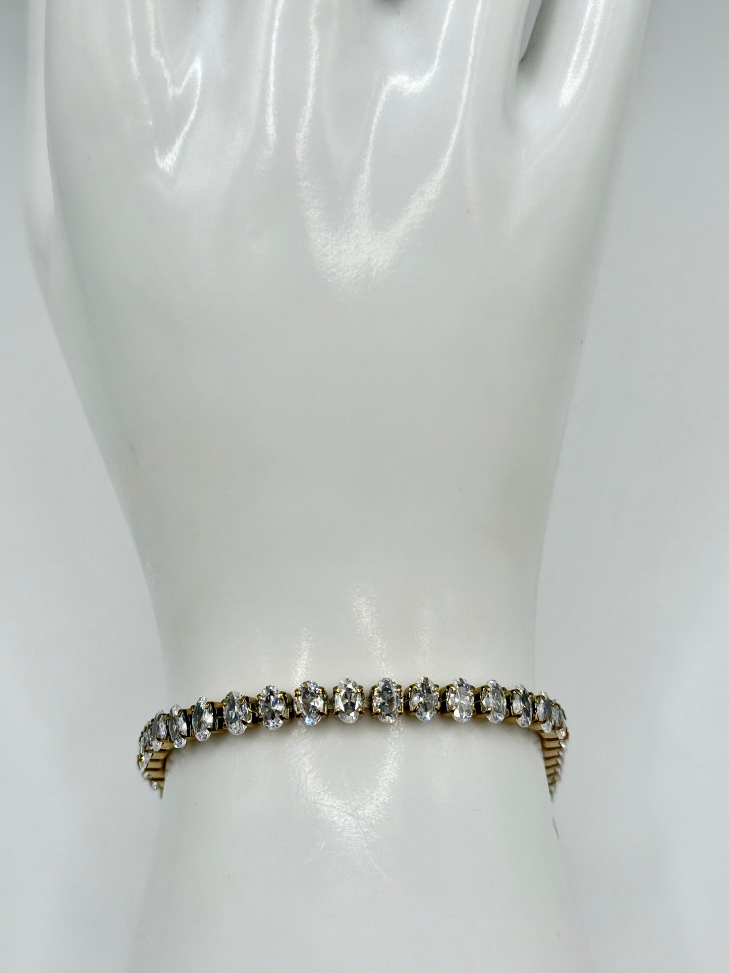 Oval CZ Tennis Bracelet
