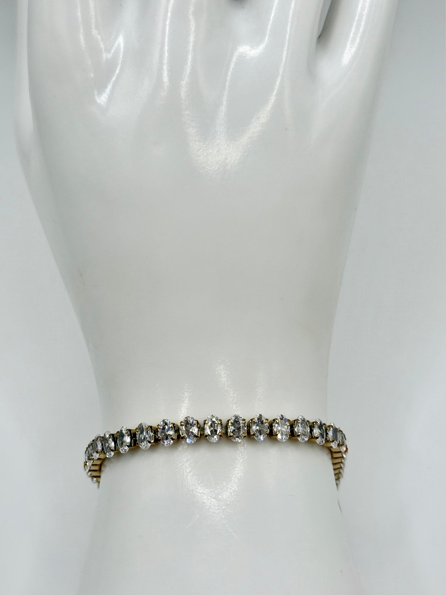 Oval CZ Tennis Bracelet