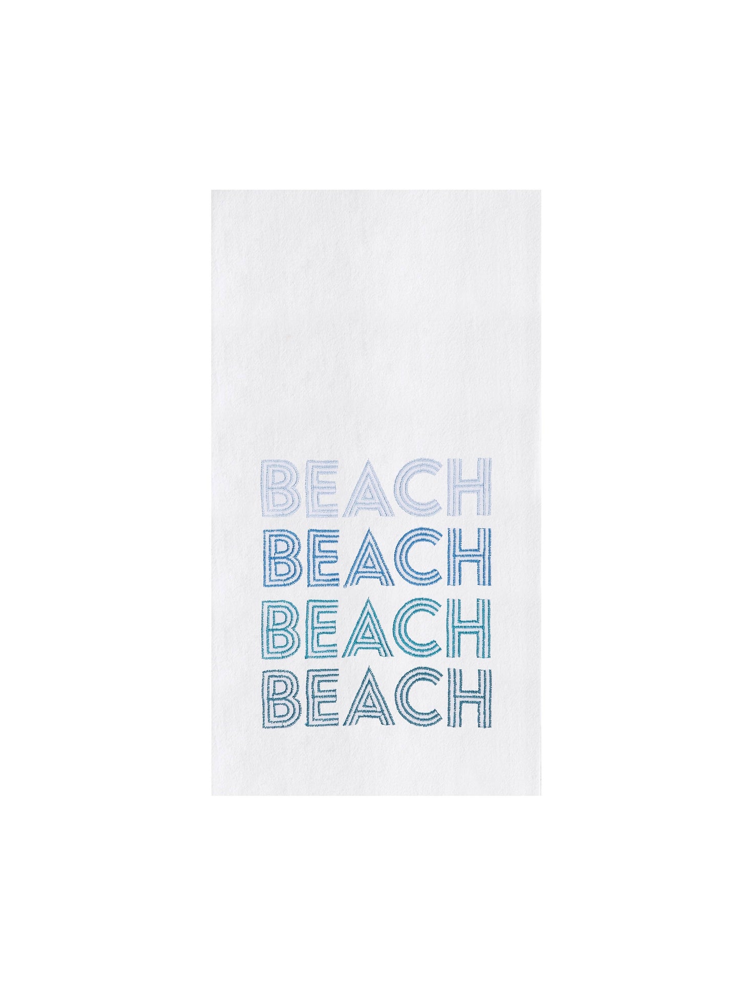 Coastal Retro Beach Kitchen Towel