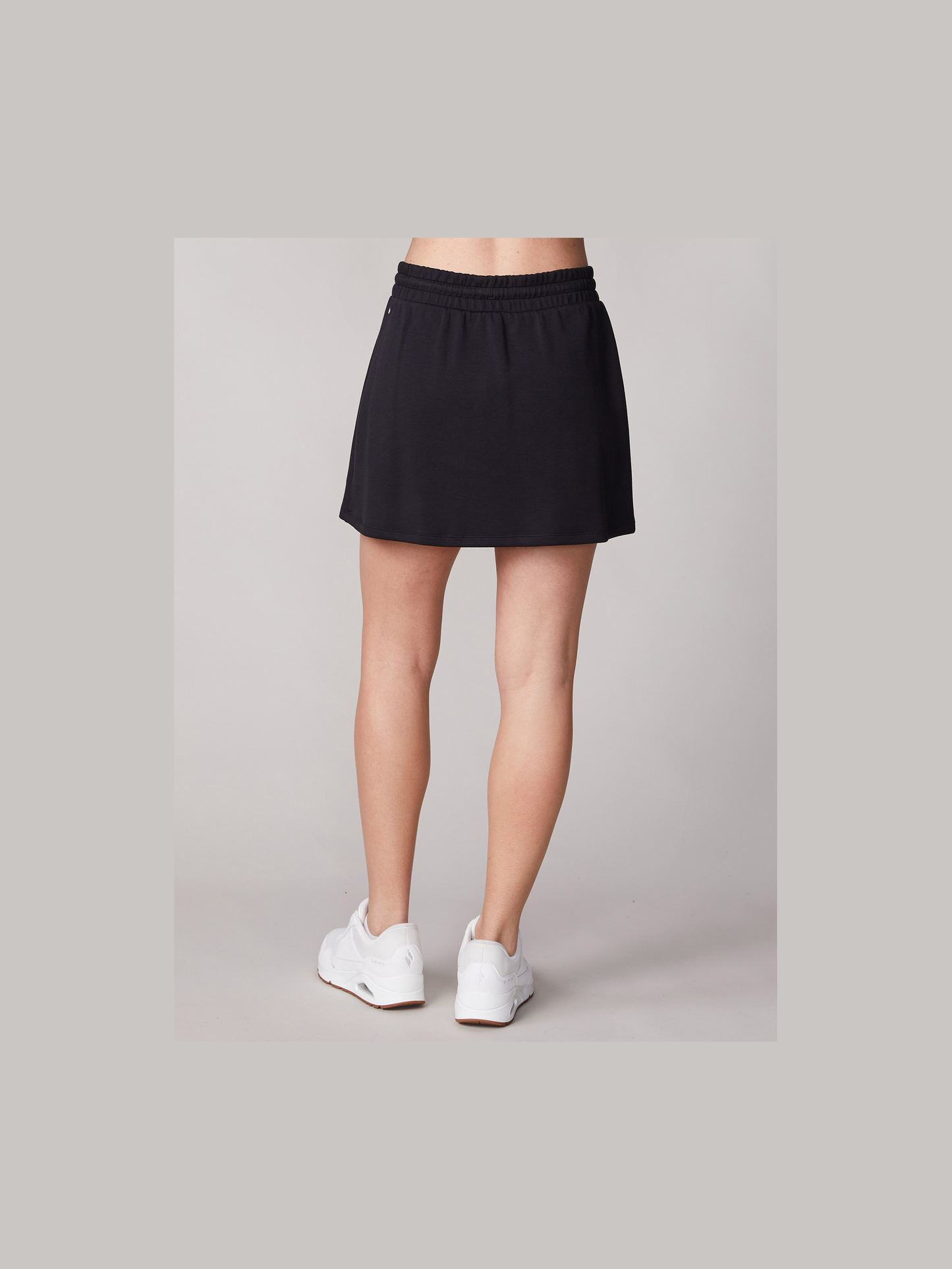 Wrap Front Skort - Black