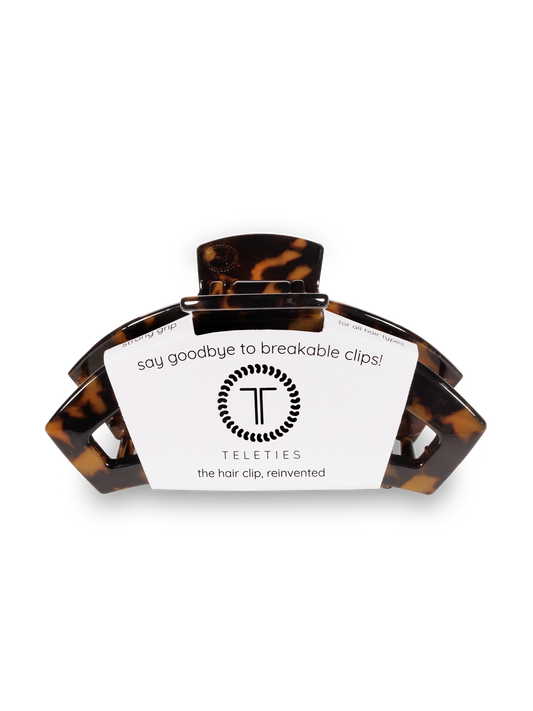 Open Hair Clip | Large | Tortoise