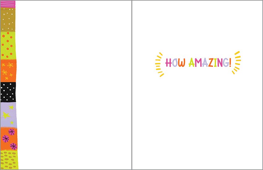 Congratulations Greeting Card - Congrats Patterns