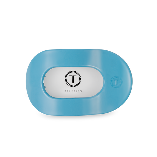 Flat Round Hair Clip | Medium | Summer Sky