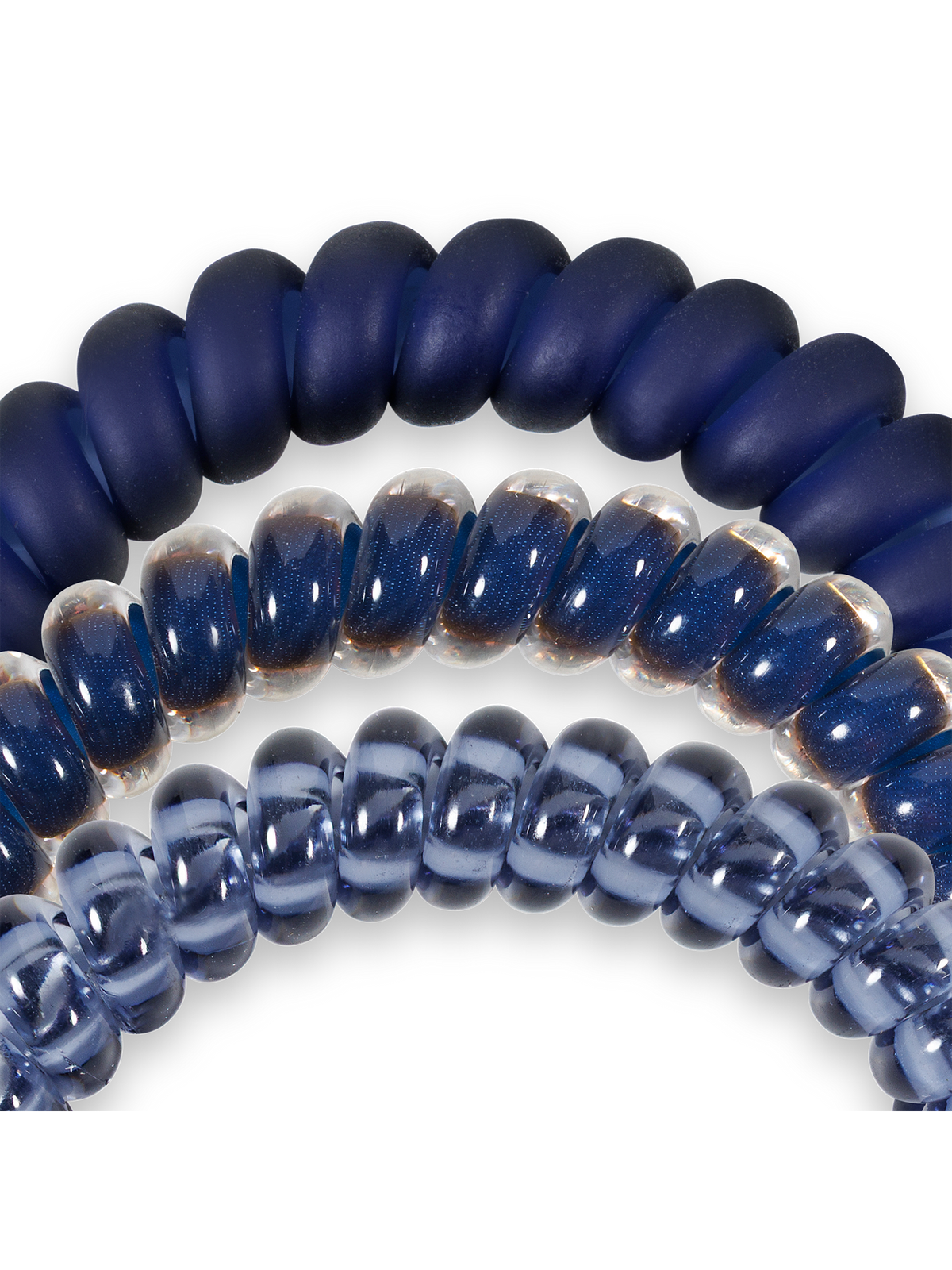 Spiral Hair Coils | Small | Nightfall Navy Hair Ties