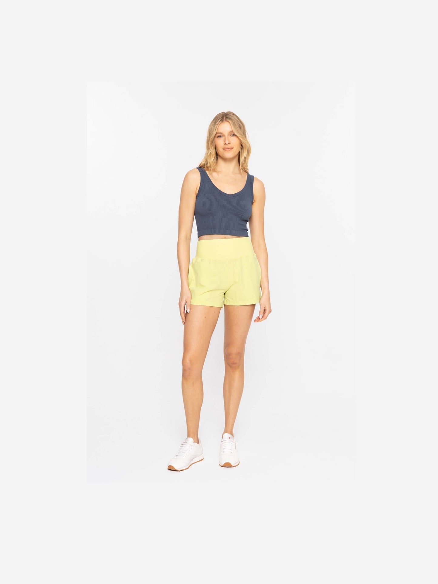 Ribbed Seamless Cropped Tank Top