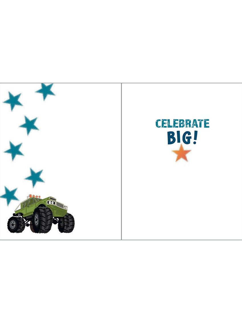 Birthday Greeting Card - Monster Truck-Kids