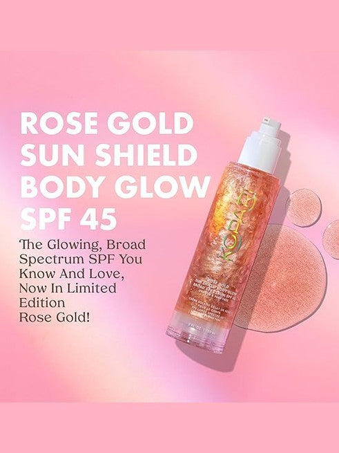 Kopari Rose Gold Sun Shield Body Glow SPF 45