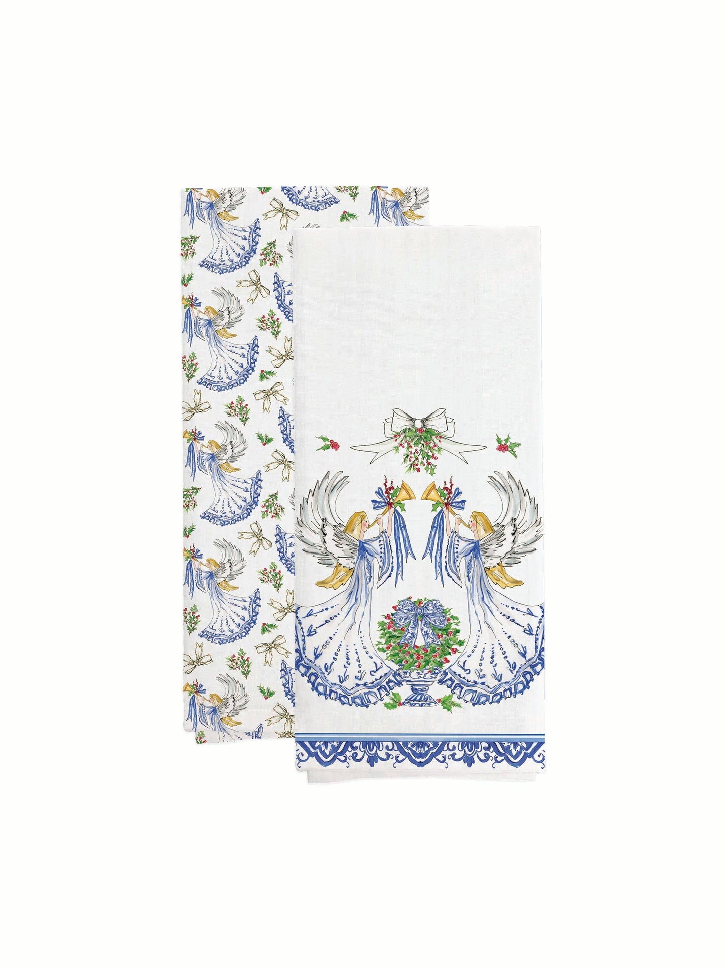 Angels Cotton Tea Towels Set of 2