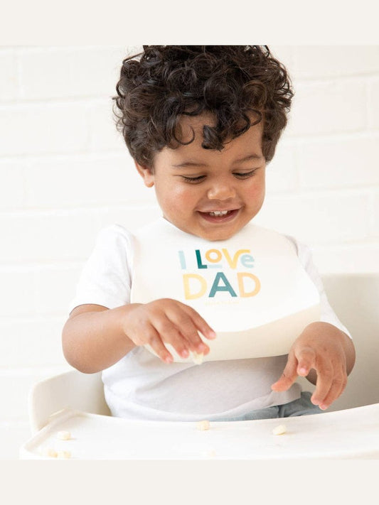 I Love Dad Wonder Bib