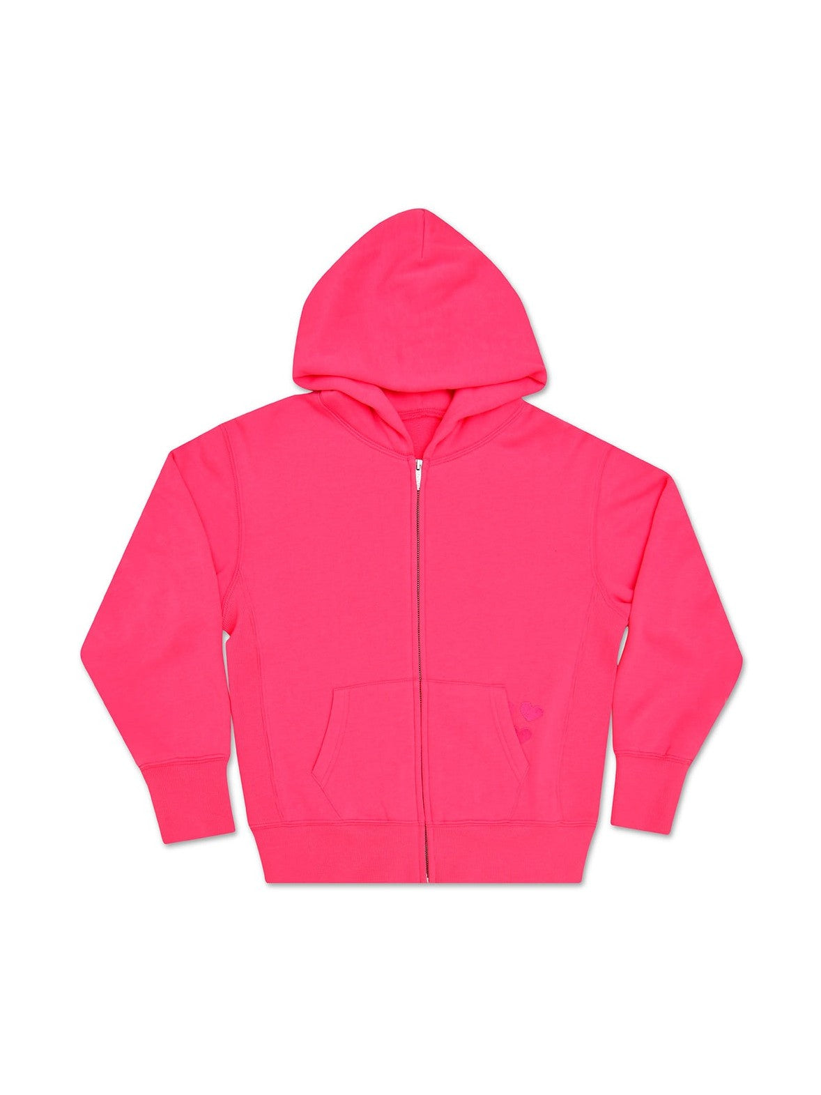 Hot Pink Smile Zip Up