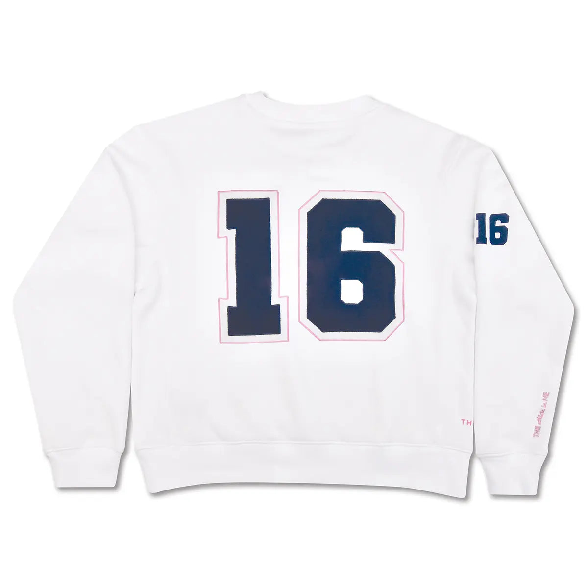 Varsity White Sweatshirt