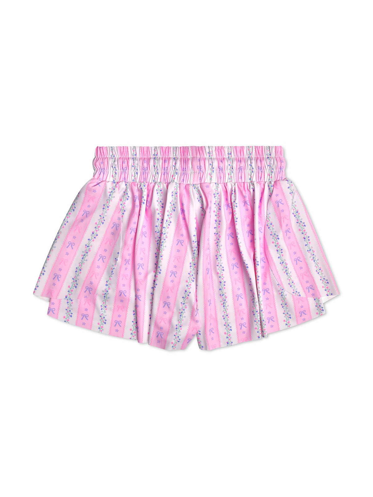 Floral Striped Butterfly Shorts