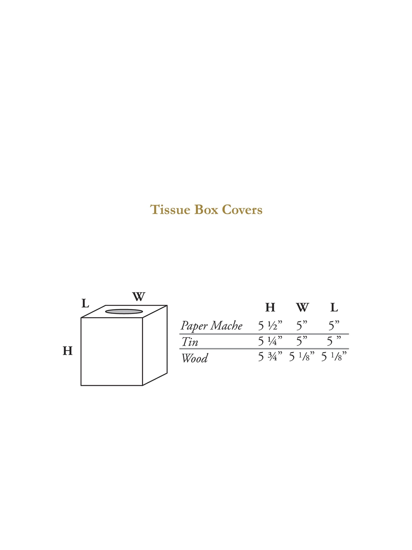 Chinz Mist Laura Park Handmade Tissue Box Cover