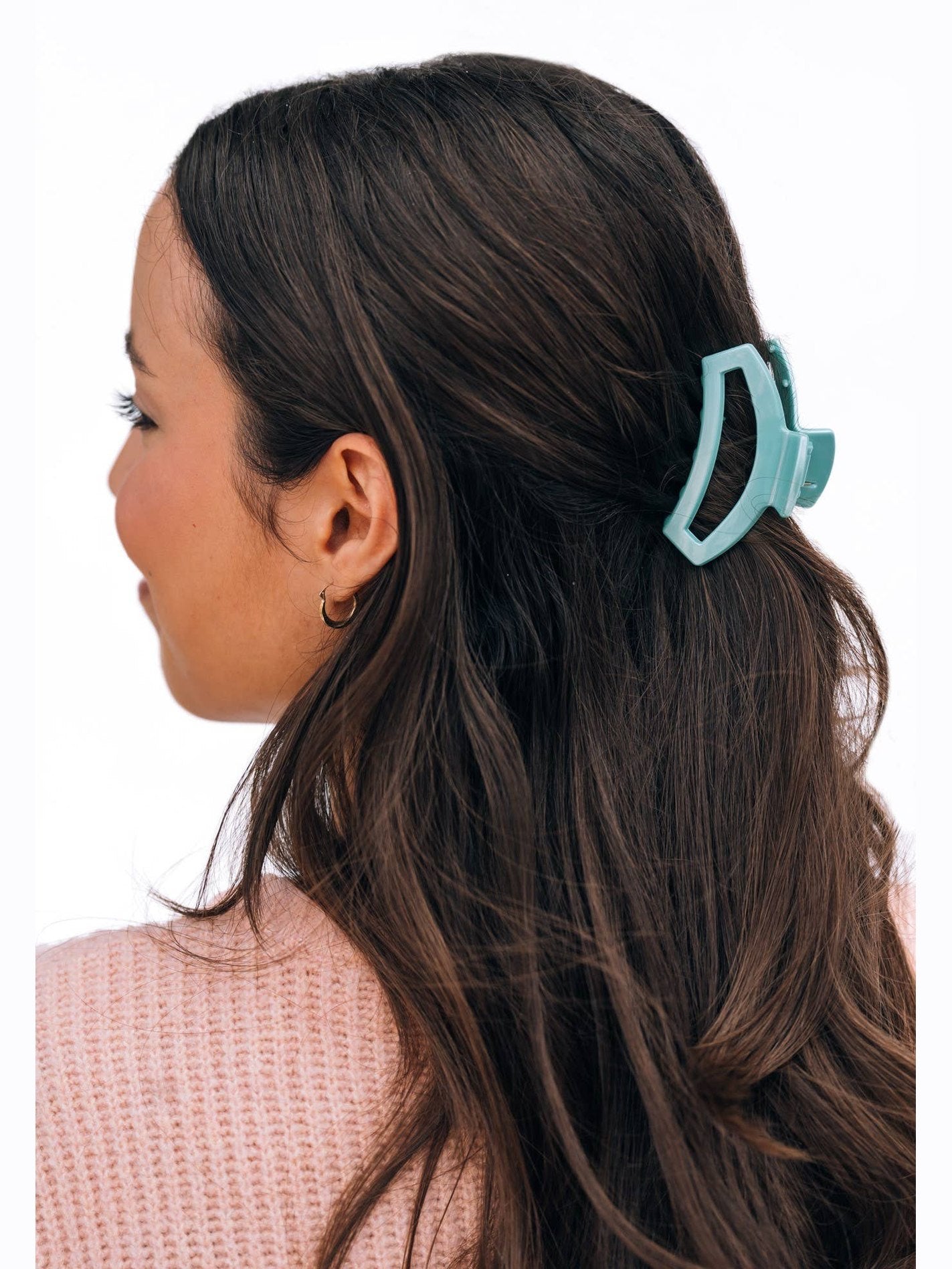 Open Hair Clip | Small | Totally Turquoise