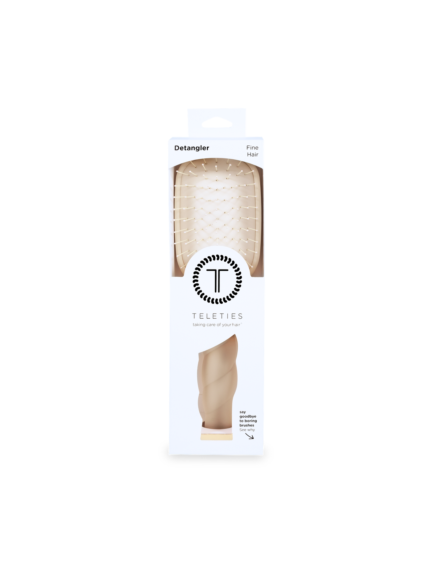 Detangler Hair Brush for Fine Hair - Tan