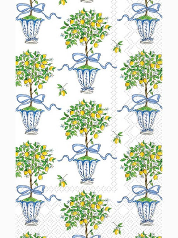 Paper Guest Towels 16 count Lemon Topiary