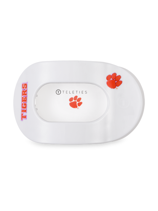 Flat Round Hair Clip | Large | Go Tigers!