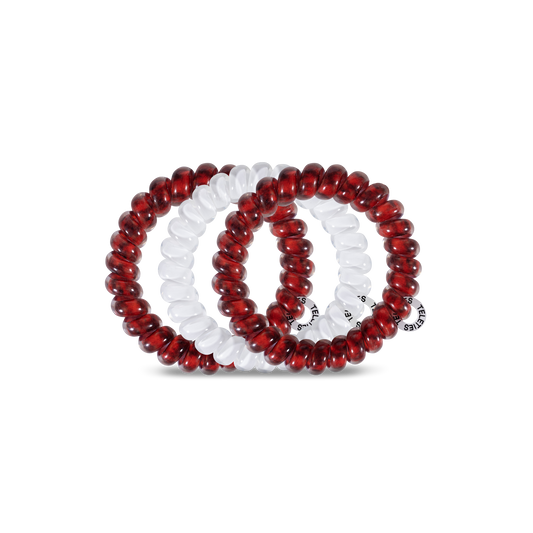 Spiral Hair Coils | Large | Univ. of Arkansas Hair Ties