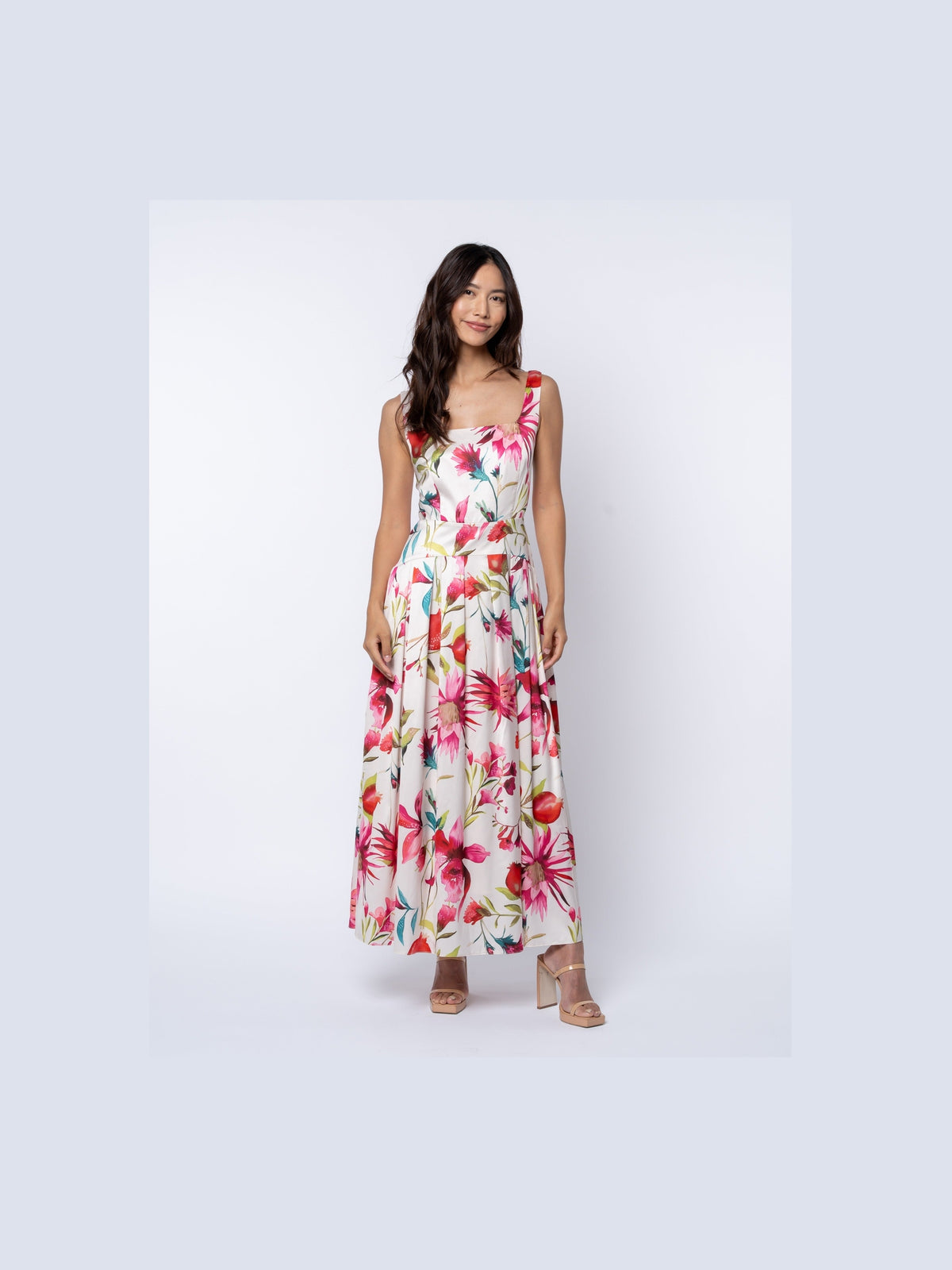 Juno Promegrante Print Maxi Dress