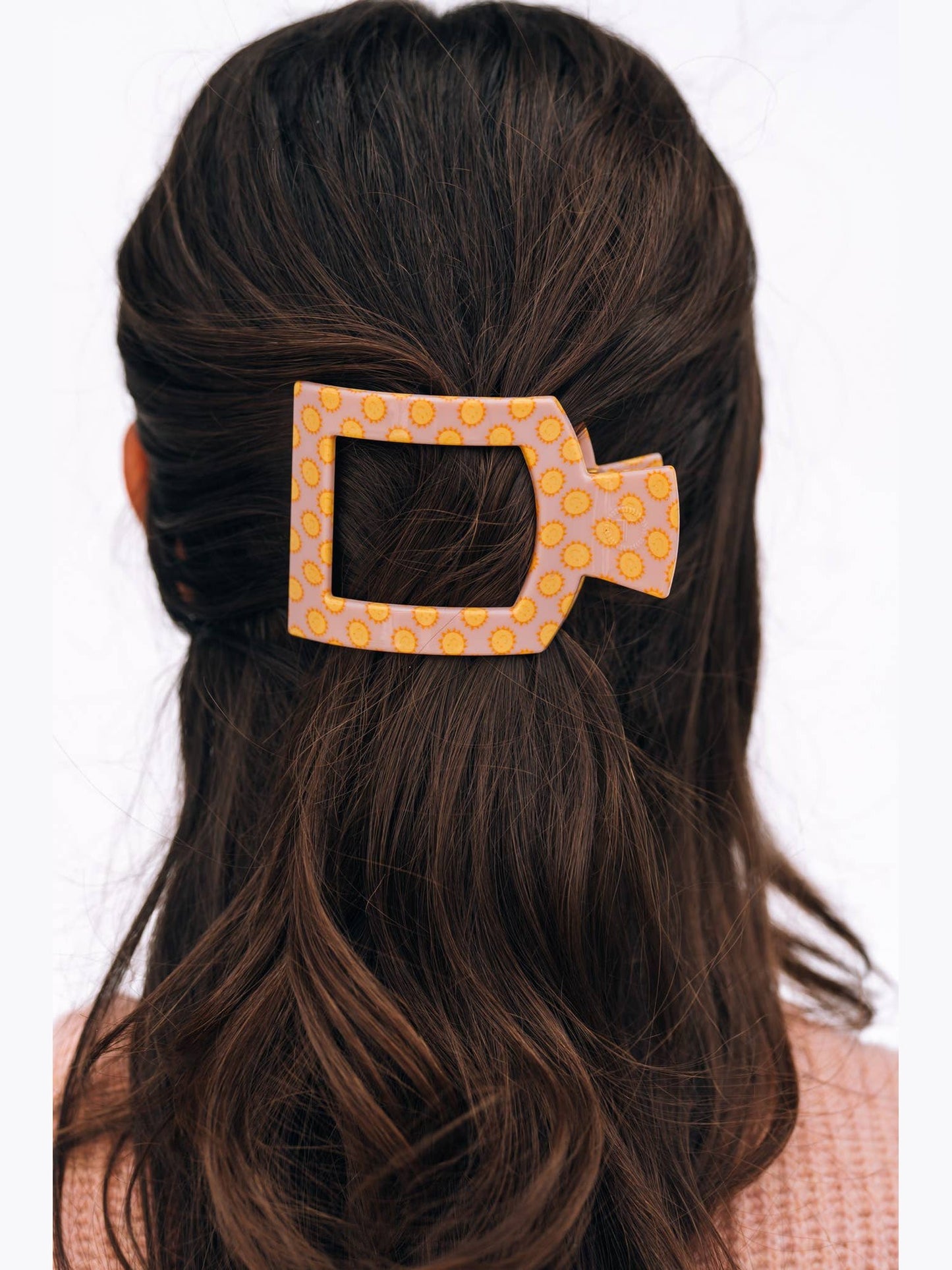 Square Flat Hair Clip | Medium | Sunny Days Ahead