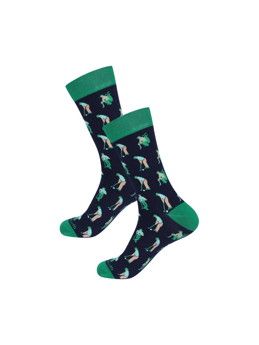 At The Course Green Socks