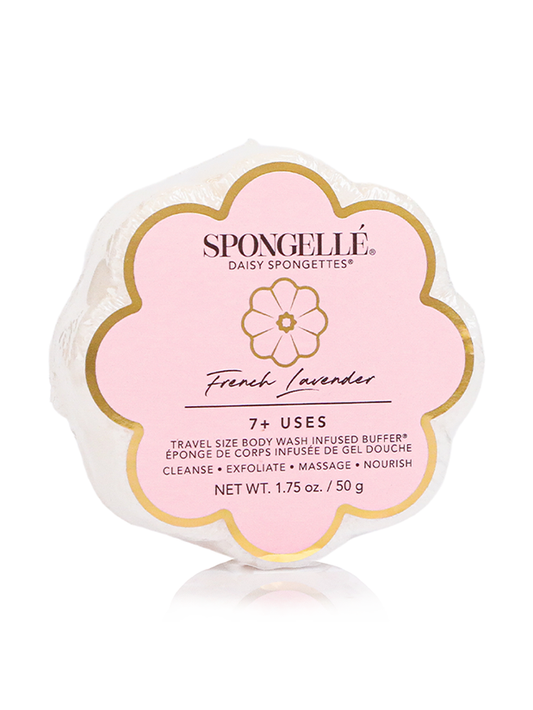French Lavender Daisy Spongette | Soap Sponge | Soap Buffer