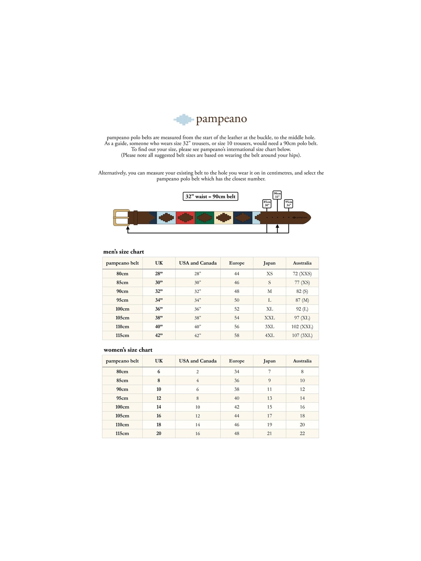 Pampeano hand-stitched leather polo belt - Jugadoro