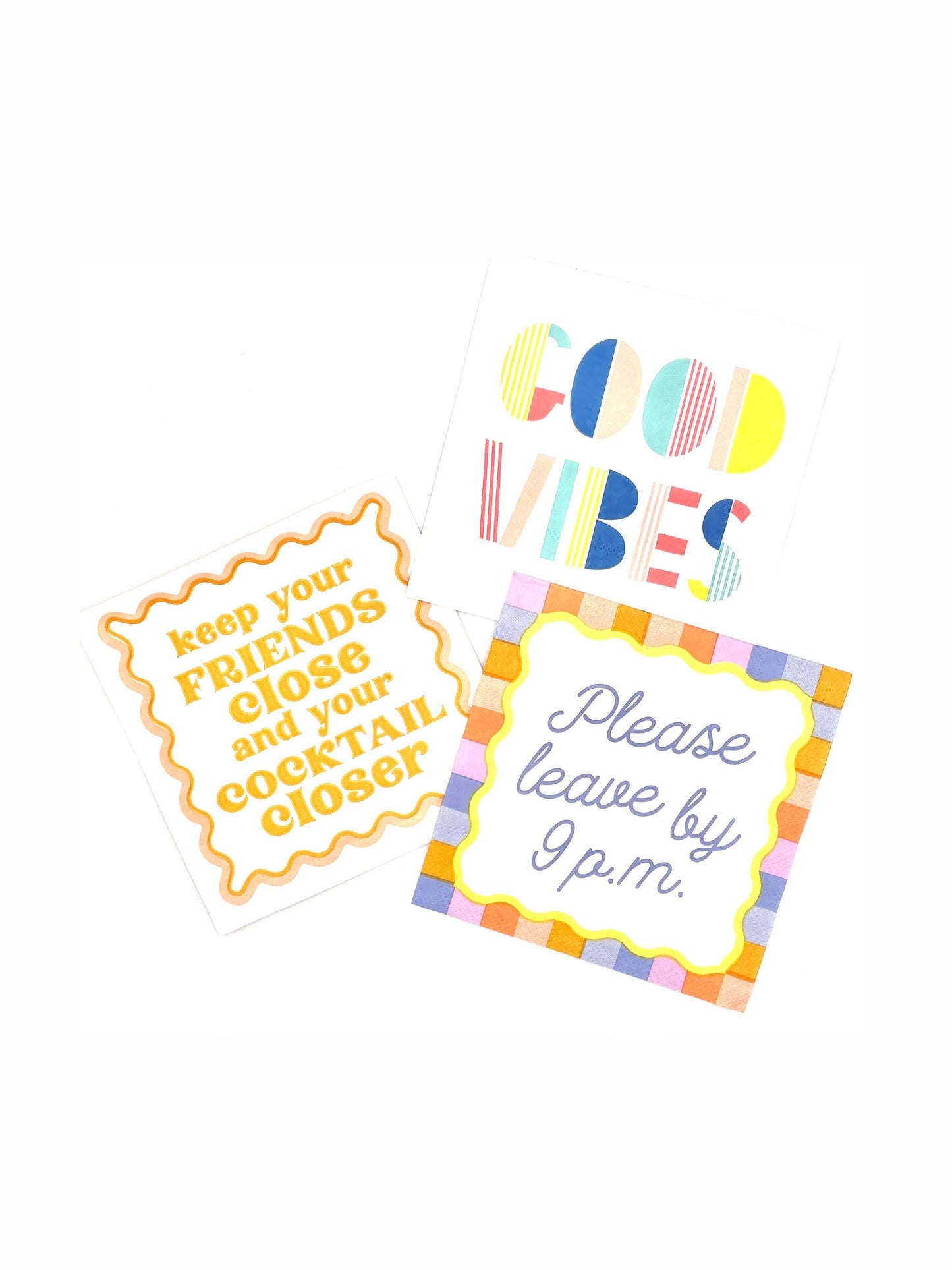 Funny Cocktail Napkins | Keep Your Friends Close - 20ct