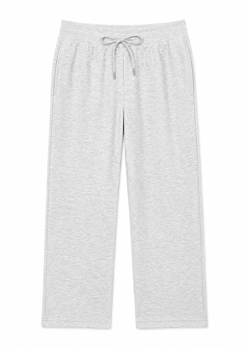 Cloud Sweater Straight Leg - Heather Light Grey
