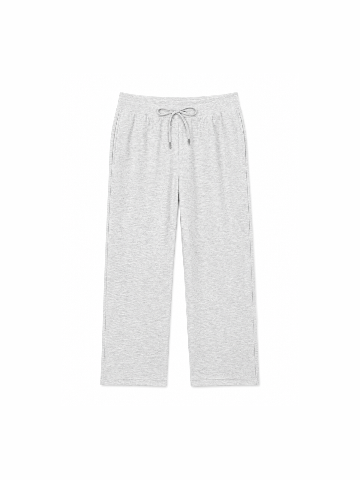 Cloud Sweater Straight Leg - Heather Light Grey