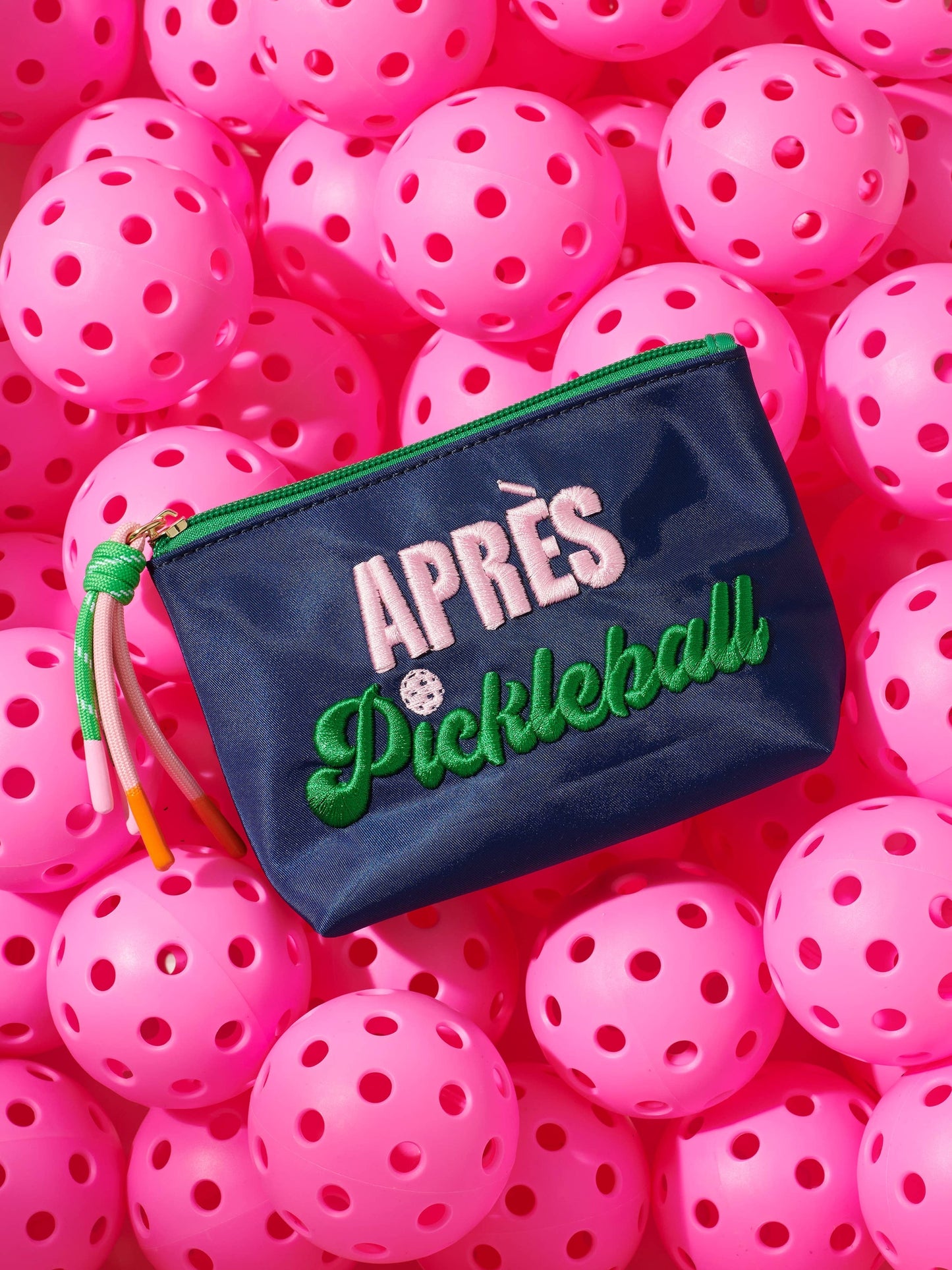 "APRÈS PICKLEBALL" SMALL ZIP POUCH