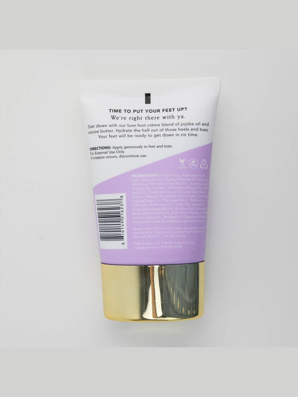 Toe Up - Foot Cream, Funny Gift, Lavender
