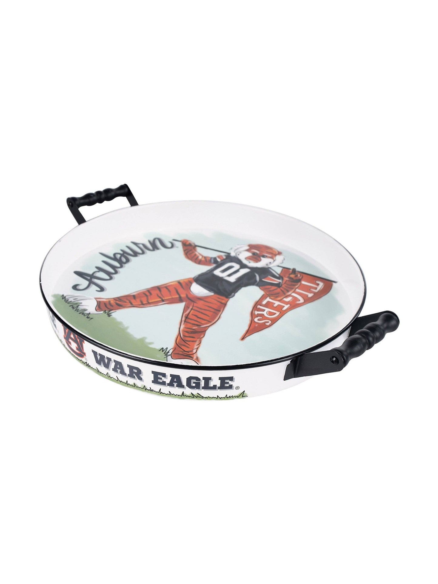 Auburn Mascot Enamel Tray