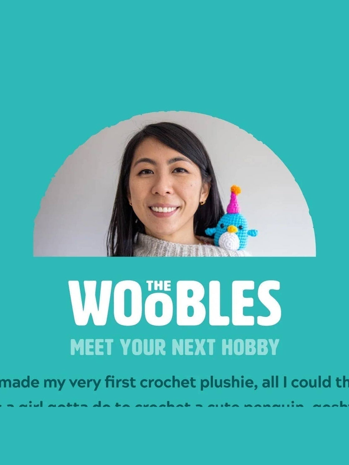 Rainbow Narwhal Beginner Crochet Kit